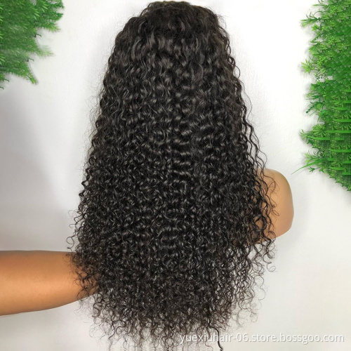 13x4 Lace Front Human Hair Curly Wigs Lace Frontal Wigs Remy Brazilian Human Hair Wigs for Women 180% Density